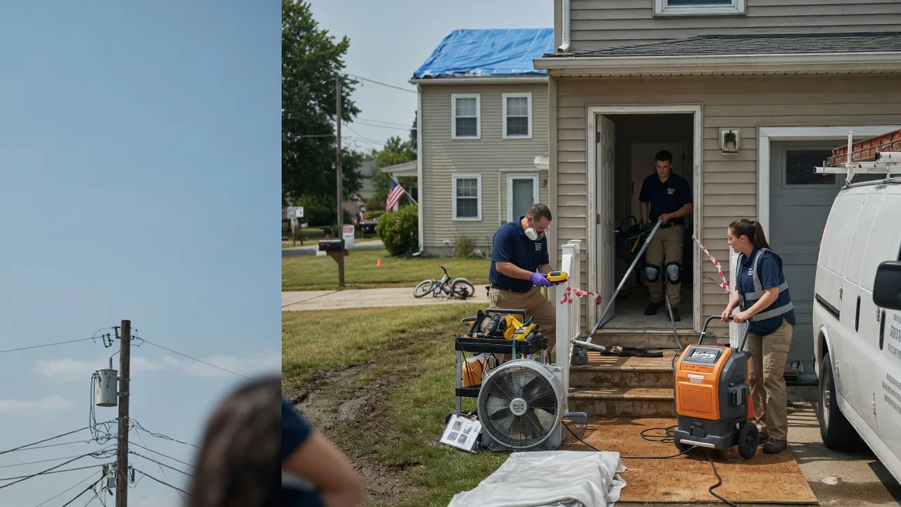 Water Damage Repair in Jackson Center, OH near me